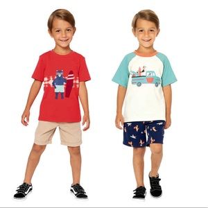 ☀️ 🆕 Pekkle Boys 4-piece Playwear Set